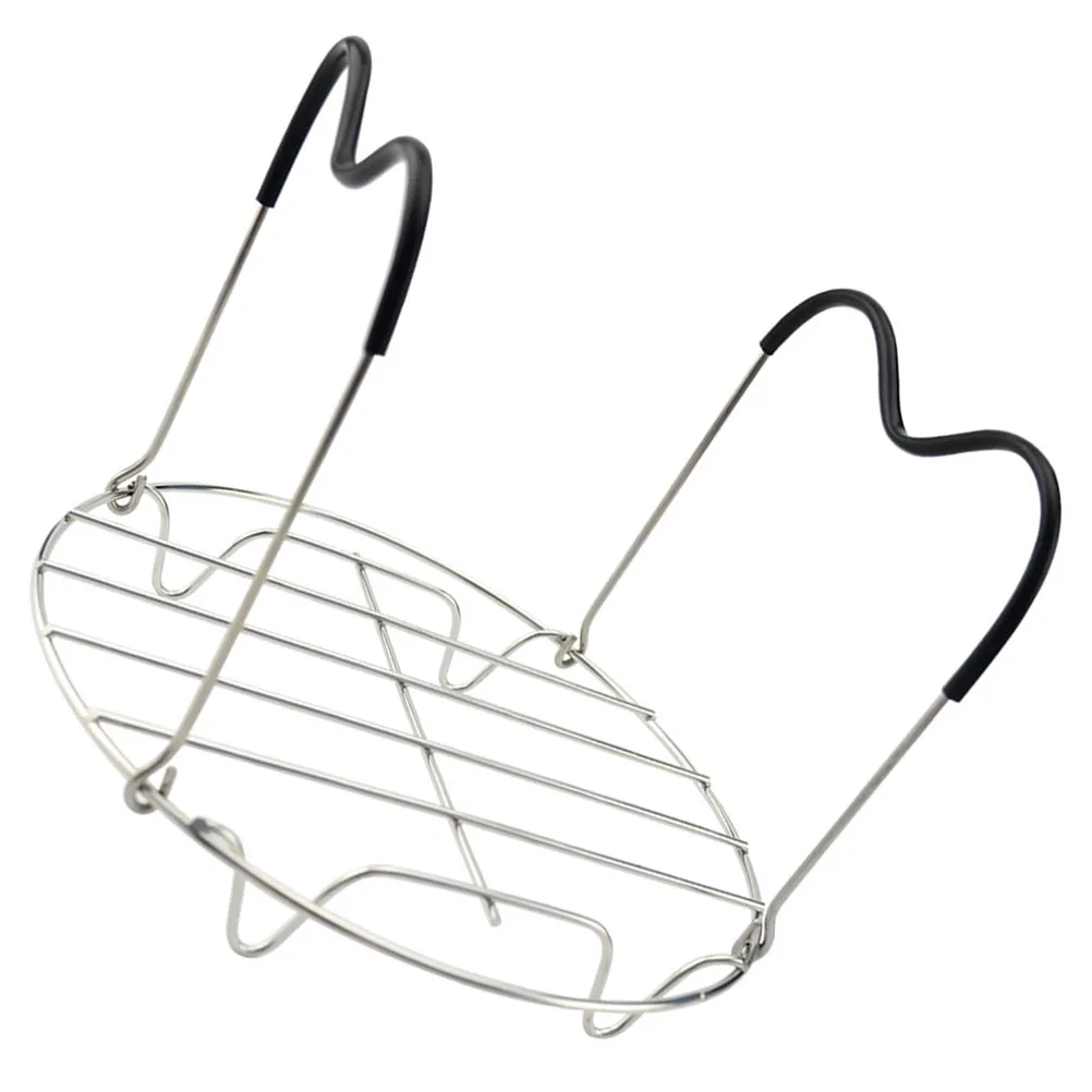 1Pcs Stainless Steel Steaming Shelf Precision Made High Reliability Steamer Rack for Pressure Cooker Iron Pot Household Kitchen
