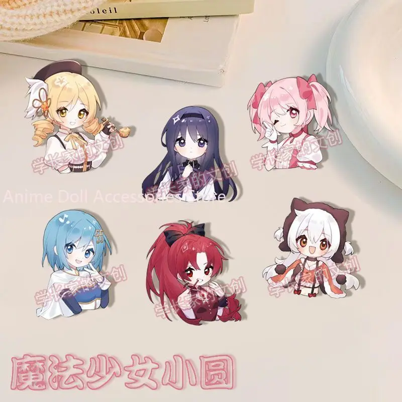 

Брошь в стиле аниме Puella Magi Madoka Magica, акриловый значок, мультяшные булавки, украшение «сделай сам», аксессуары для одежды для рюкзака