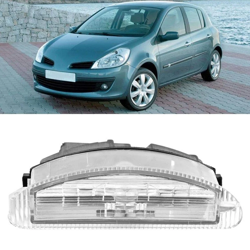 Lámpara de luz de matrícula Led para coche, 2 uds., para Renault Clio MK2 Twingo 7700410754