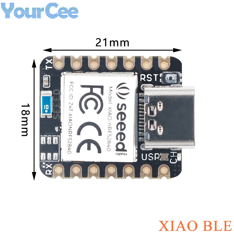 2 Stück/1 Stück Seeeduino XIAO BLE SENSE XIAO RP2040 nRF52840 Entwicklungsboard-Modul BLE 5.0 für Arduino Nano/uno Arm-Mikrocontroller