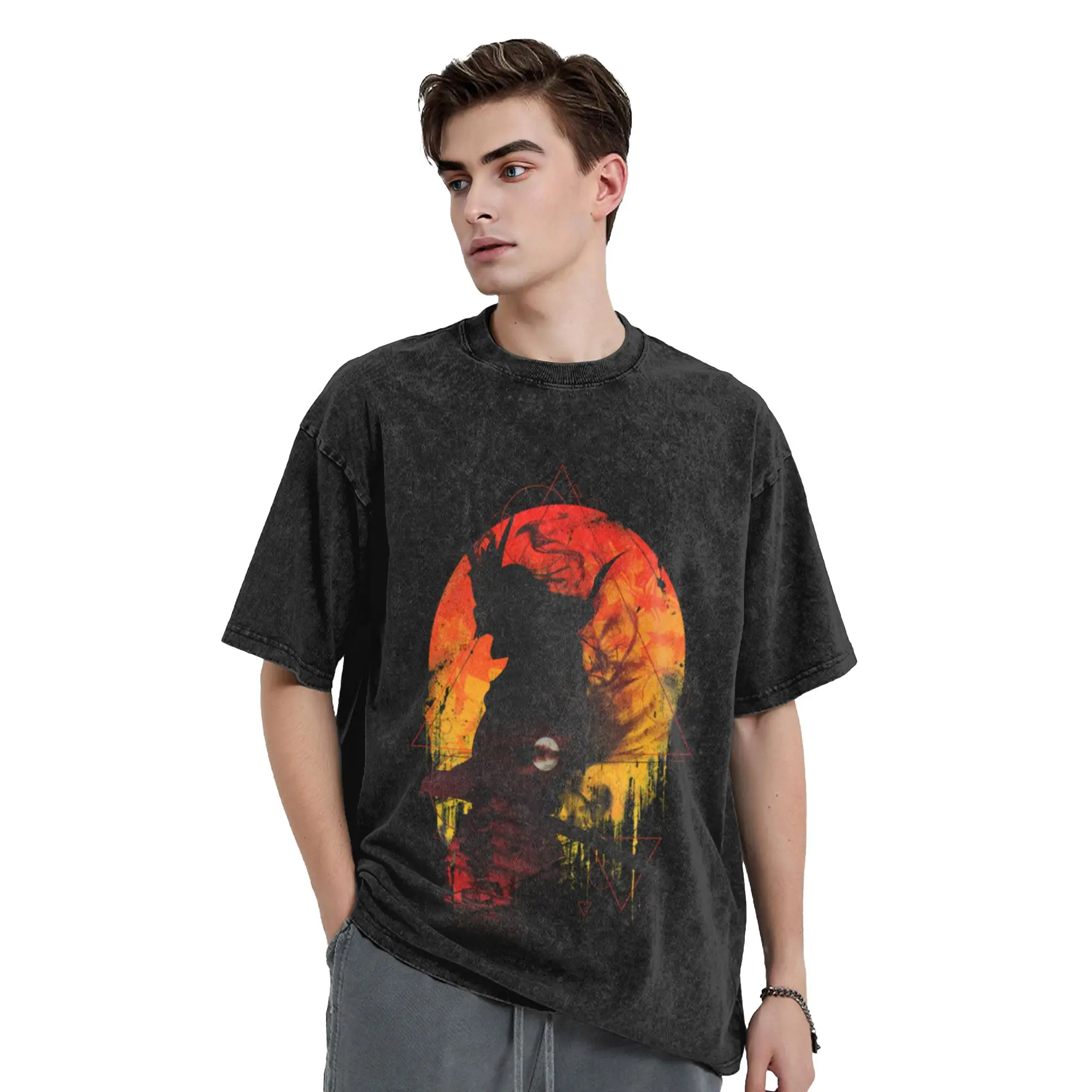 Samurai Code Classic Stylish A Vintage Oversized Cotton Unisex T-Shirts