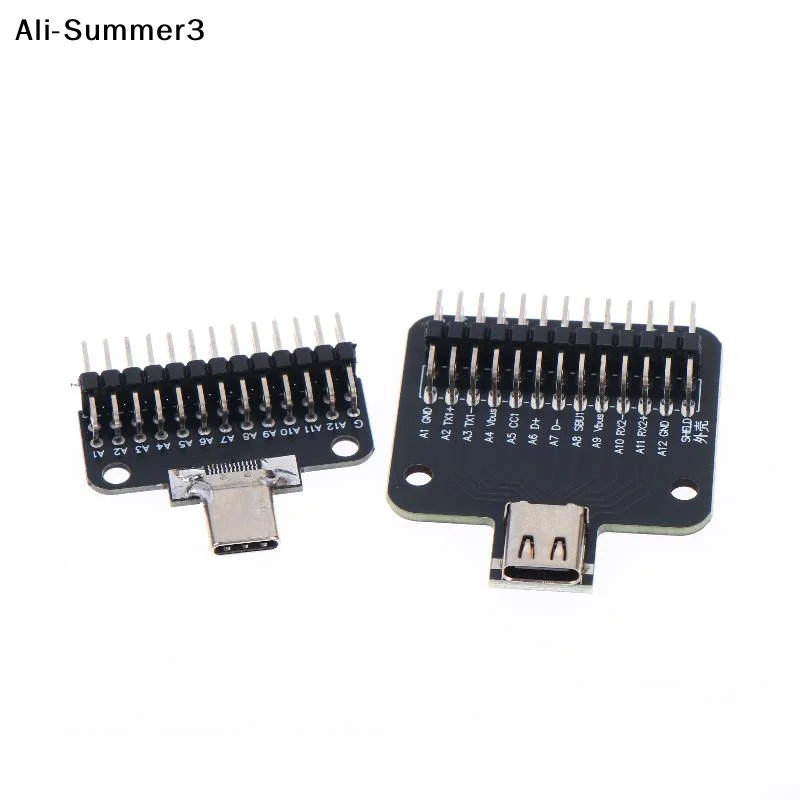 【Vx3】TYPE-C Male Female Header Test Board Double-sided Positive And Negative Insertion Row Pin 24P Male To Female USB3.1 Adapter