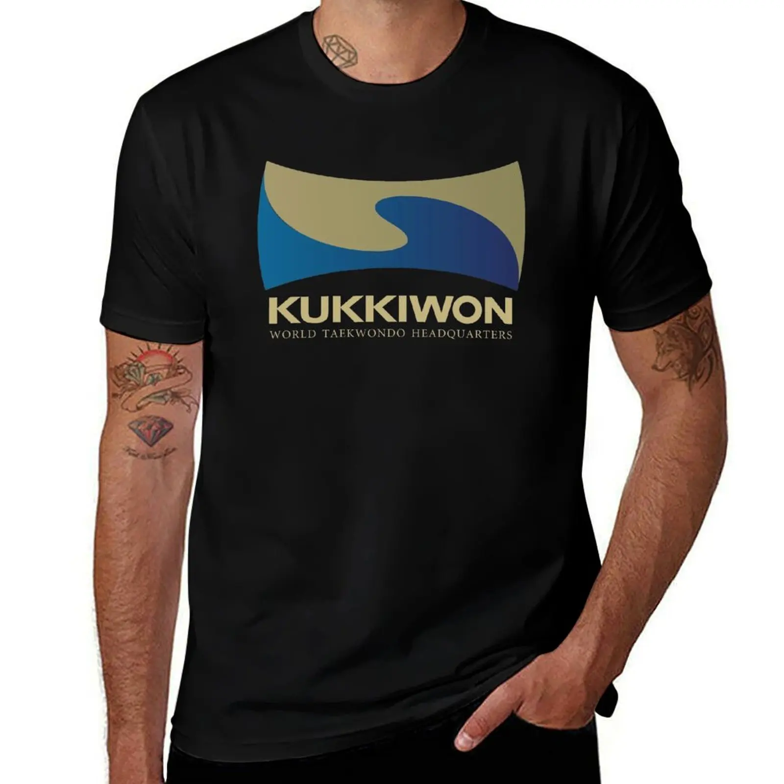 

Kukkiwon Taekwondo Symbol T-Shirt t shirts for man pack white funny t shirts dark humor T-Shirt