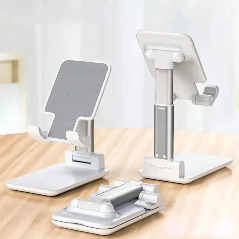 1PC Cell Phone Stand Phone Holder For Desk Bed Kitchen Adjustable Cell Phone Stand Dock Compatible With Android/iPhone/ipad