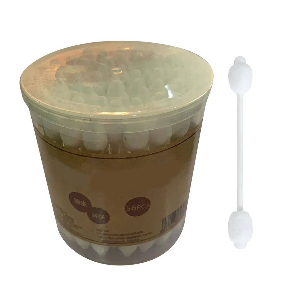 

224pcs Cotton Swabs Eco-Friendly Odorless Gourd Shape Double Headed Safe Buds For Ear Wax Cleaning s Care Per