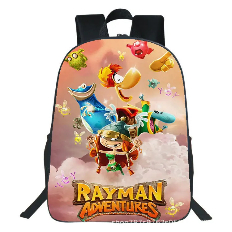 mochila-estampada-rayman-alive-rayman-2025-mochila-para-estudantes-do-ensino-fundamental-e-medio