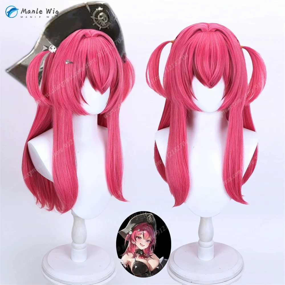 

Nikke Mast Cosplay Wig Rose Pink Mixed Wigs Heat Resistant Synthetic Hair Mast Halloween Cosplay Anime Wig For Women + Wig Cap