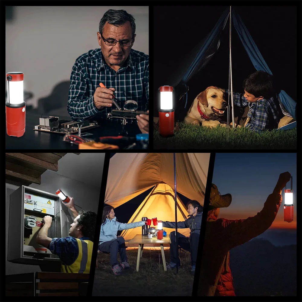 โคมไฟ LED พกพาฉุกเฉินแบตเตอรี่ Li-ion 12V ใช้ได้กับ900LM ไร้สายของ Milwaukee