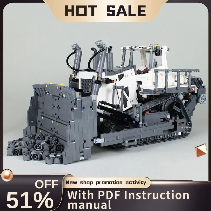 

New 2926Pcs City Engineering Series Liebherr Pr 776 Dozer Model Diy Creative Ideas Kid Toy Birthday Gift Technology Blocks Moc