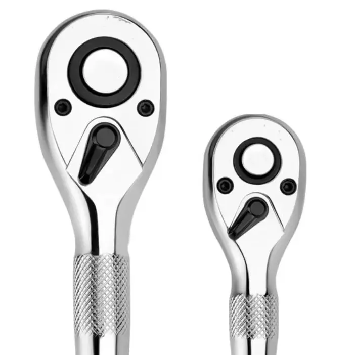 Chrome Vanadium Steel 72 Teeth Ratchet Wrench Set 1/4 3/8 1/2 Inch For Household And Automotive Repair Tools