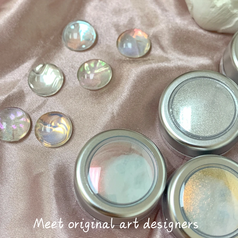 1jar aurora luar espelho prego em pó net0.2g iridescente cromo pigmento poeira gel polonês decoração da arte do prego pó ultra-fino
