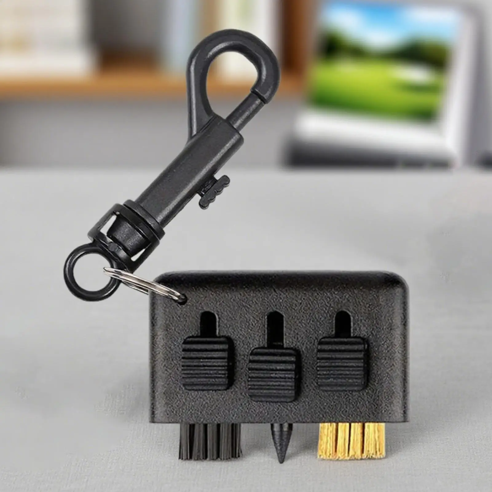 فرشاة تنظيف نادي الغولف المحمولة الأخاديد غسل فرك على الدورة ملحق أداة تنظيف الغولف للبنين المراهقين زوج الغولف #3