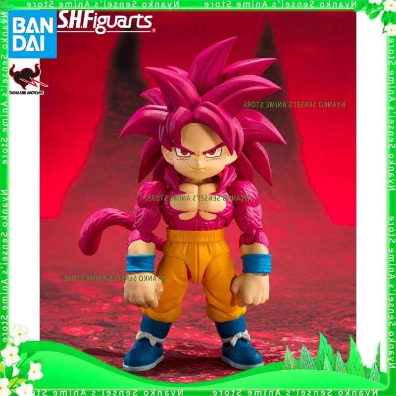

В наличии Bandai SHF Dragon Ball Super Saiyan 4 Son Goku (Mini) Daima Фигурка Аниме Модели Игрушка Кукла Подарок Хобби Коллекционная