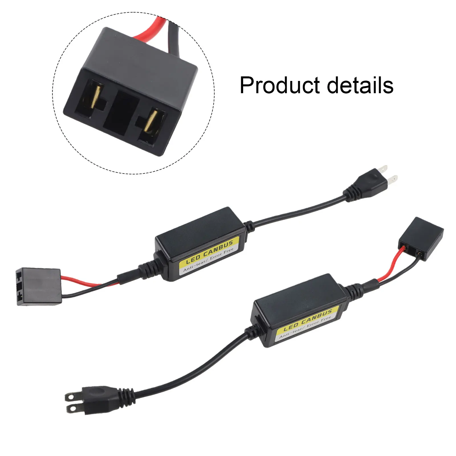 2pcs LED Canbus Ders H7 Led Canbus Error Free Resistor Anti FliFor CKer Led H7 Accessories Internal Spare Parts