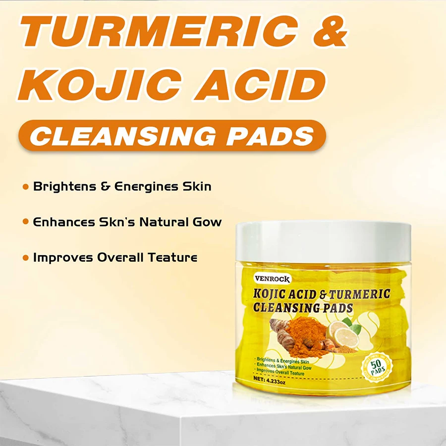 

TURMERIC & KOJIC ACID CLEANSING PADS