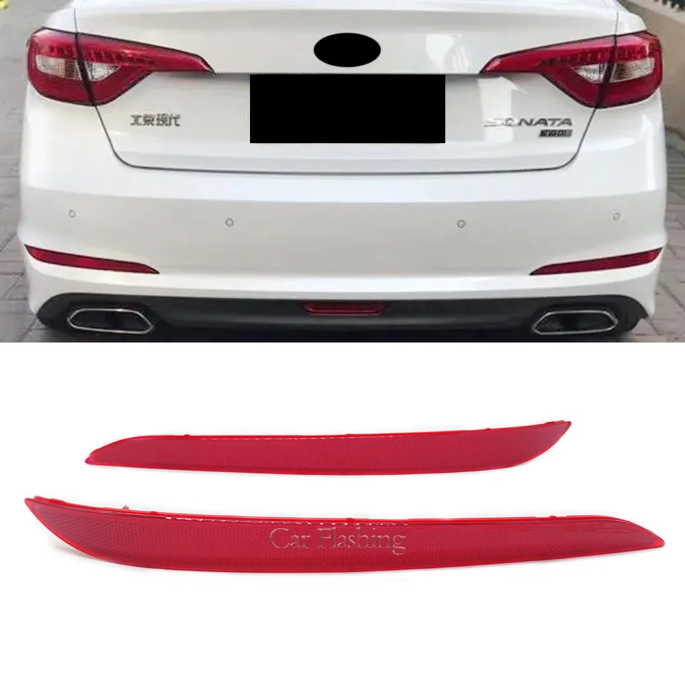 

For Hyundai15-17 Sonata 9th generation rear bumper light cable fake light strip rear reflector