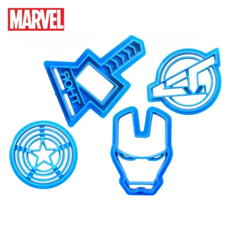 

Marvel Mould Captain America Anime Cartoon Figure DIY Baking Tool Dessert Cookie Cutting Biscuit Cake Chocolate Press Mold Tool