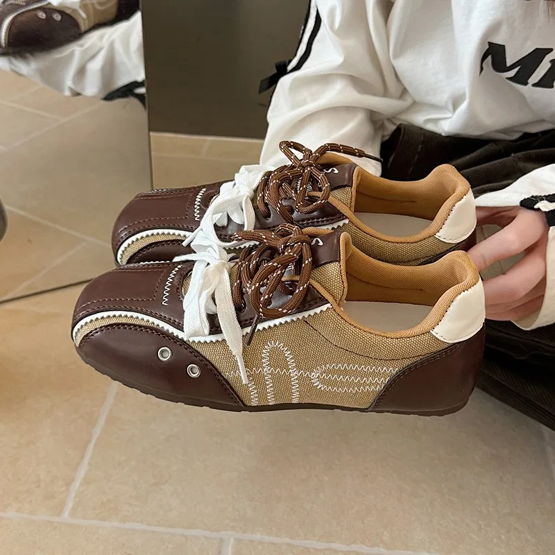 Outdoor Fitness Running Sneakers Fashion Sewing Women Casual Shoes Spring Autumn Ladies Sports Shoes Breathable Jogging Trainers