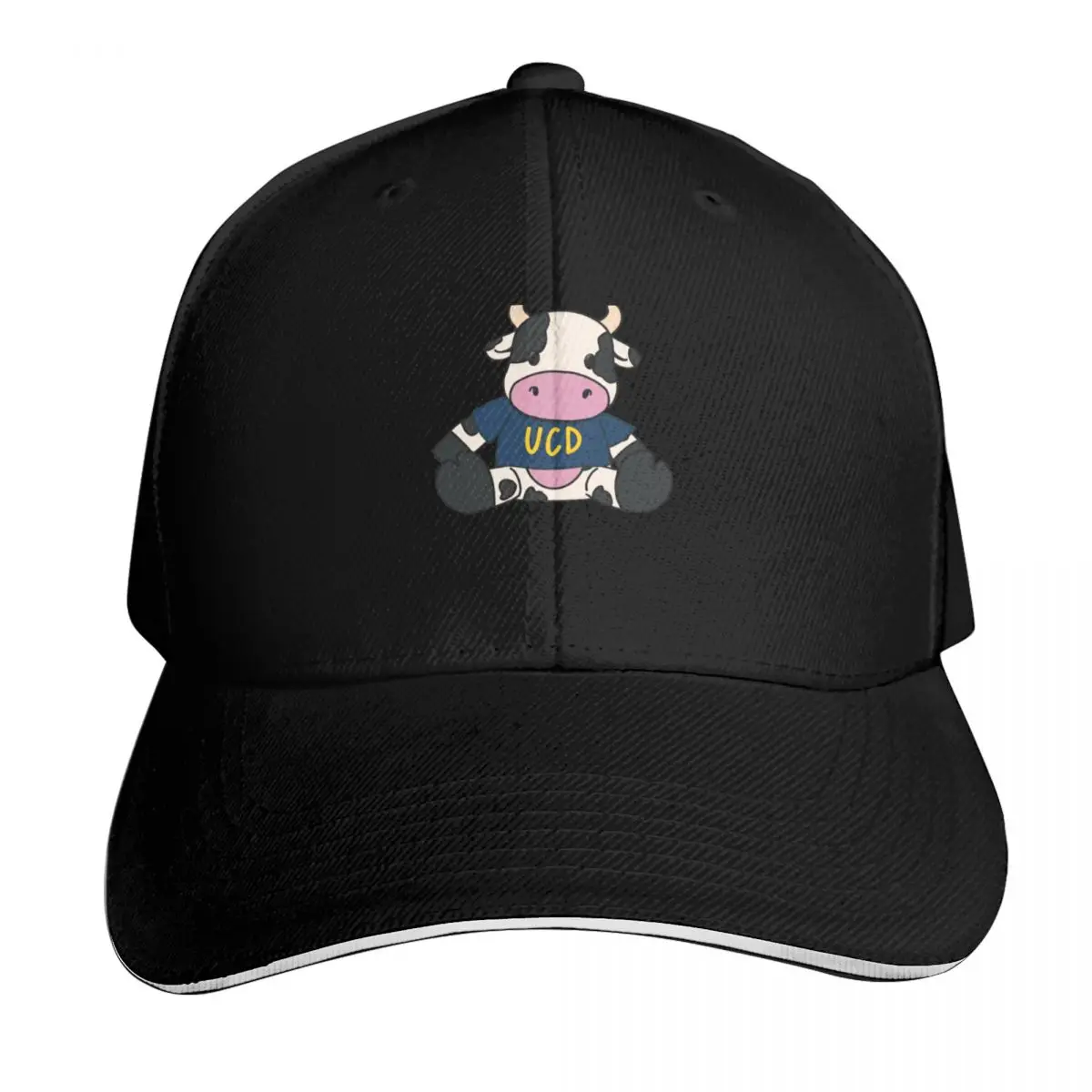 uc davis cow w t shirt Baseball Cap Breathable Mesh Back Moisture Wicking Quick Dry Curved Brim Classic Fit
