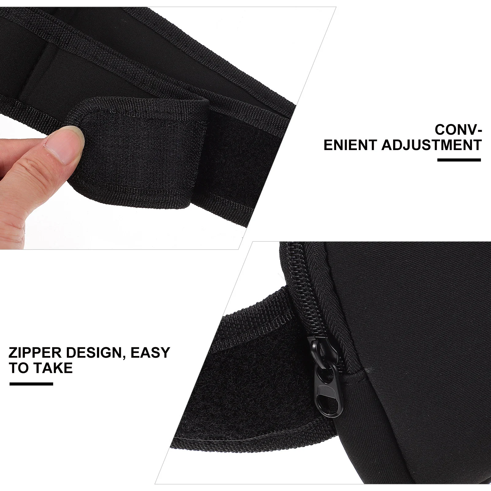 

1 pc Wireless Mic Waist Bag Premium Microphone Pouch Vertical Design For Transmitter Storage Mic Belt Microphone Belt