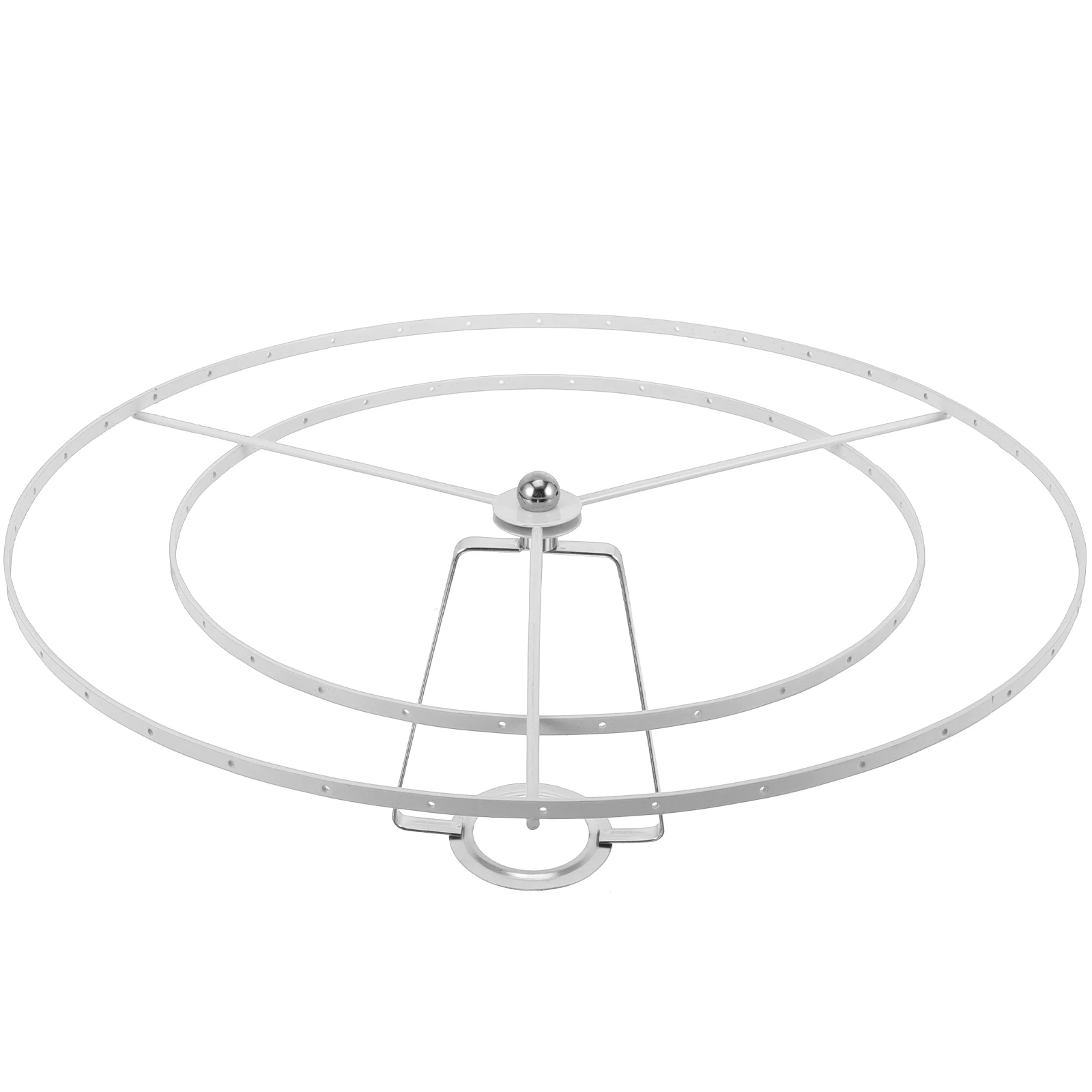 

1Set Metal Lampshade Frame for DIY Pendant Light Decorative Vintage Ceiling Lamp Cover Replacement Ring Support