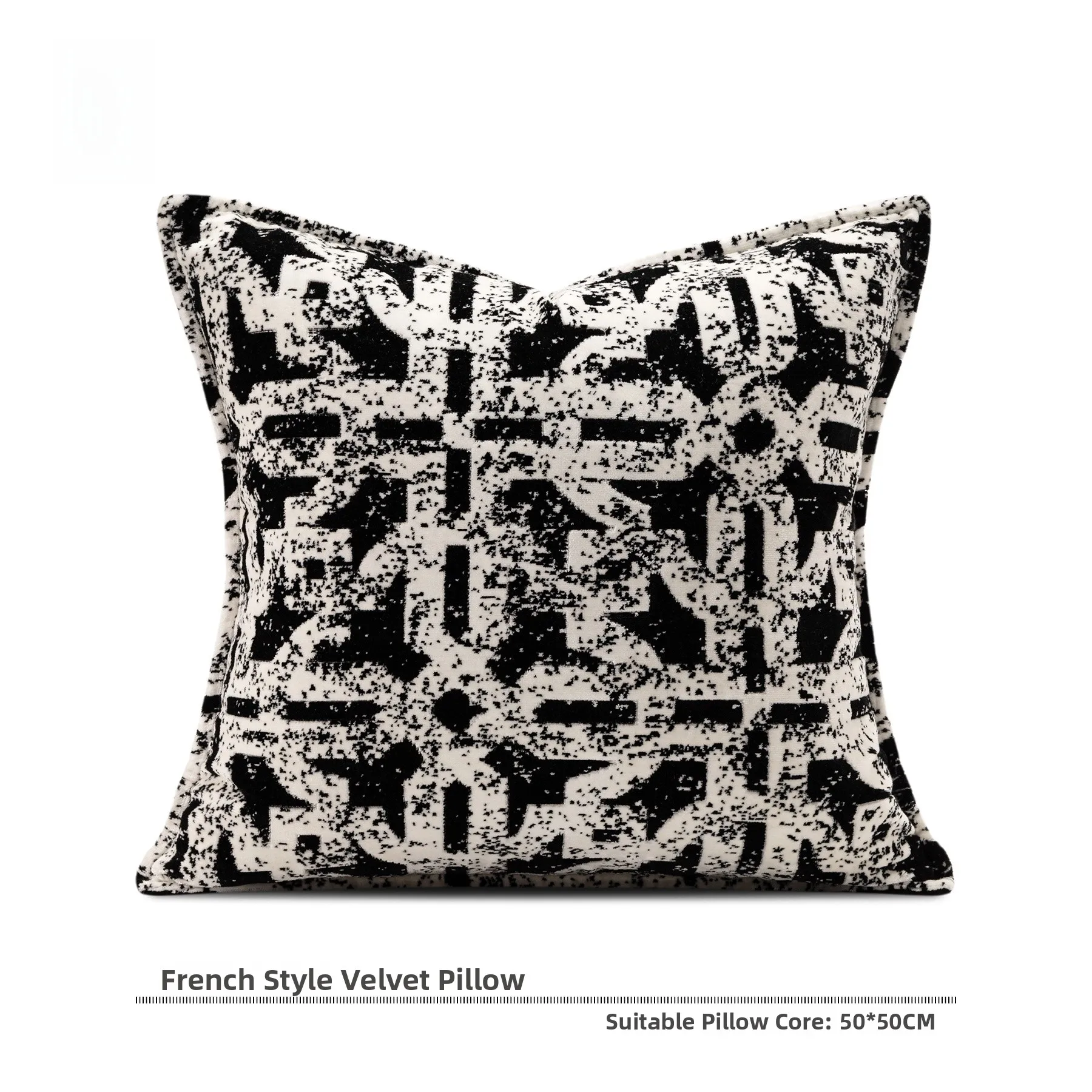 

Bla White Cut Velvet Pillow Sample Room Hotel Homestay Cuion Villa Living Room Sofa Pillow Jinolored French S...