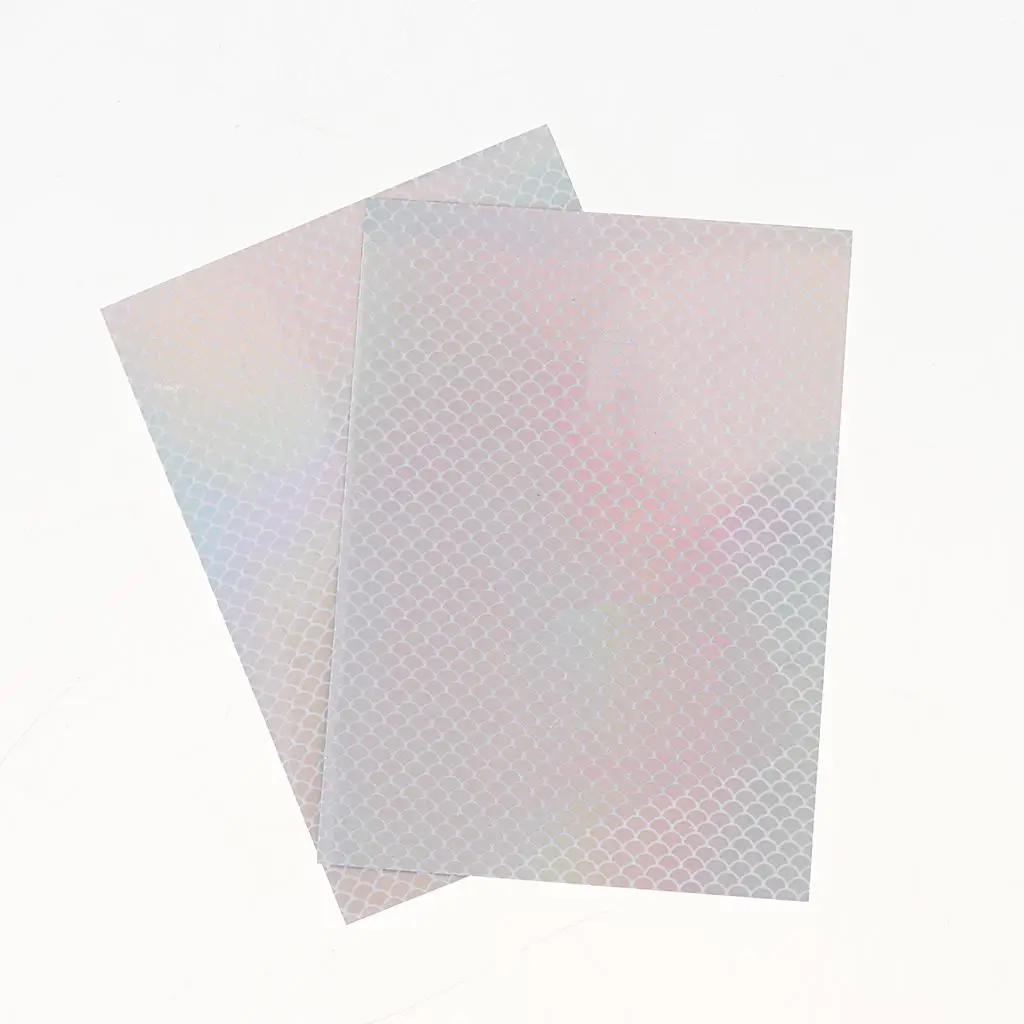 

DIY Fishing Lure Tape Reflective Holographic Sticker Fly Tying Sheet for Sea Fishing Accessories Case