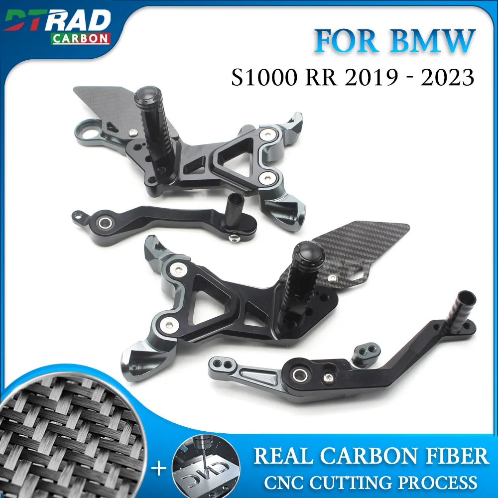 For BMW S1000RR S1000 RR 2019 - 2023 S 1000RR  Accessories CNC Clutch & Shift Pedal Adjustable Footpegs Heel Guarts Fairing Kit