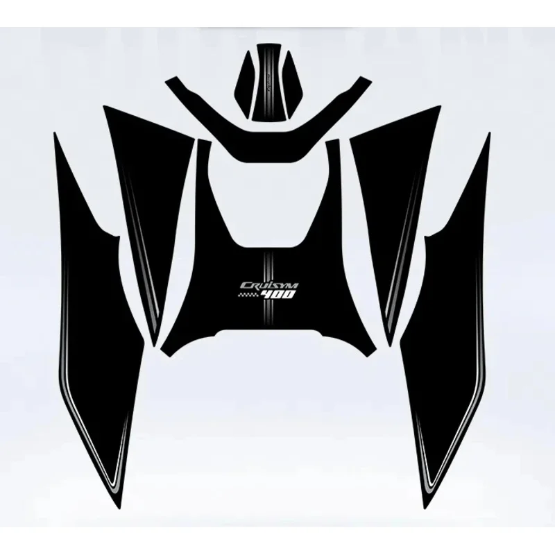 Motorcycle Body Fairing Sticker Tank Pads Gas Knee Grip Traction Sticker Protector For SYM Cruisym 400 2025