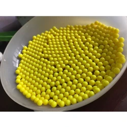 Airsoft-bolas BB de ataque para Paintball, 1000g, 6mm, para caza, Rifle, táctica, BBs, amarillo, 0,12 unids/lote por paquete