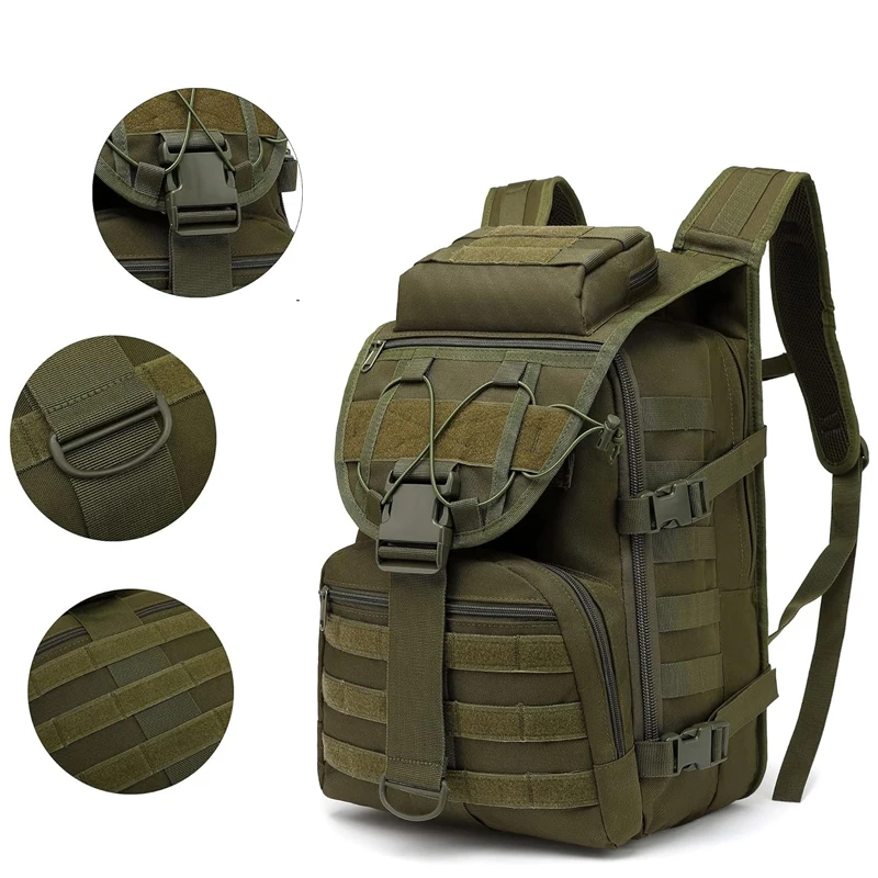 Tactical Backpack for Men, Survival Army Backpacks for Camping Hiking Trekking