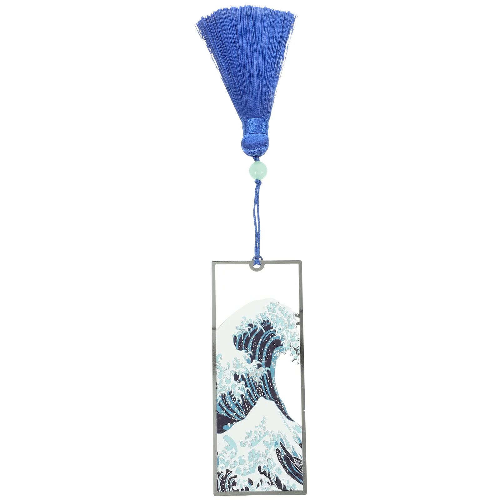 Bookmark Birthday Gift Sea Wave Decorative Tassel Bookmarks Commemorate Alloy Graduation Student