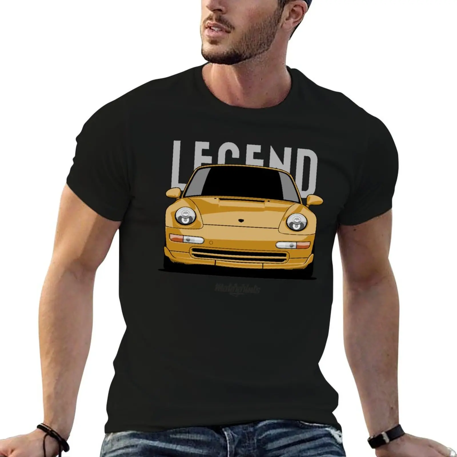 Legend RS 993 (yellow) T-Shirt essential t shirt quick drying shirts graphic tees plus sizes men workout shirt