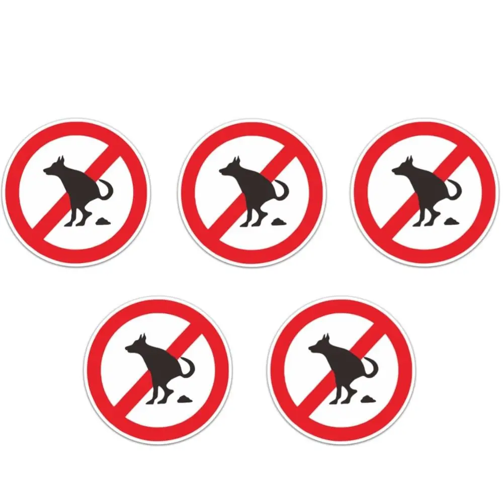 PVC Fun and Civilized Car Stickers Car Window Sticker No Farting Stickers Dog Peeing Is Forbidden Stickers Car Decoration