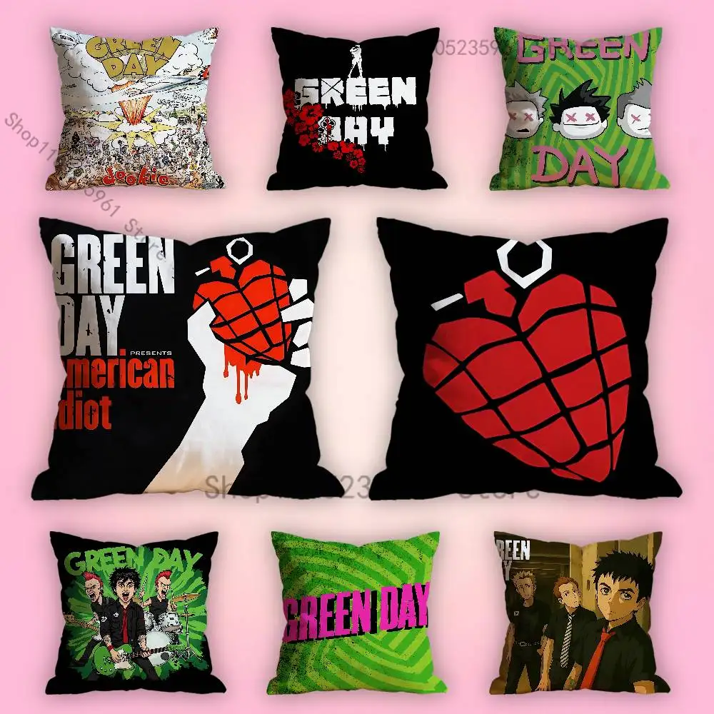 

G-Green D-Day Pillowcase for Sofa Room Office Decor Printing Protector Cushion Cover Valentine gift Custom