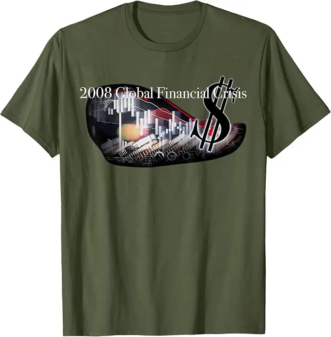 2008 Globale Finanzkrise Wirtschaftsgeschichte Slogan T-Shirt Y2k Mischungen Finanzgeschichte Sarkastisches Sprichwort T-Shirt Humor Märkte T-Shirts – Detail 11