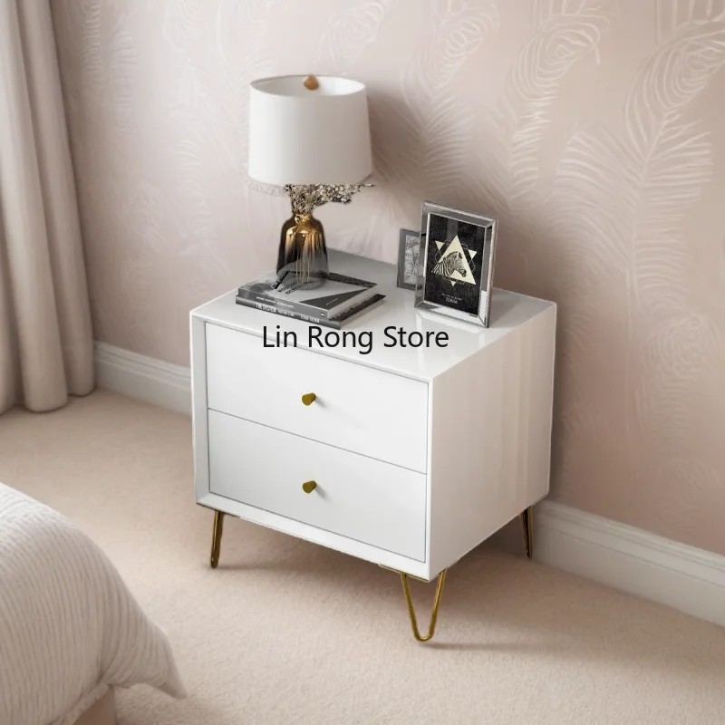 Cabinet Storage Living Room Bedside Table Narrow NightStand Closets Auxiliary Tables Nordic Mesitas De Noche Bedroom Furniture