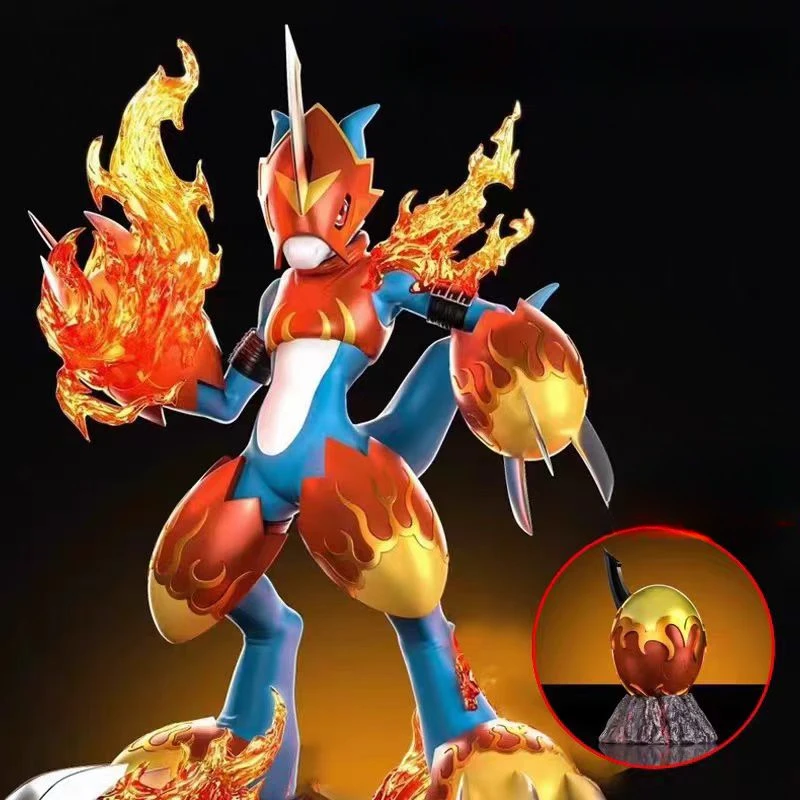 

18cm/7.0 inches Digimon anime character Flamemon PVC Action Figure Figurine Model Collection Decoration Ornaments Toys Gift