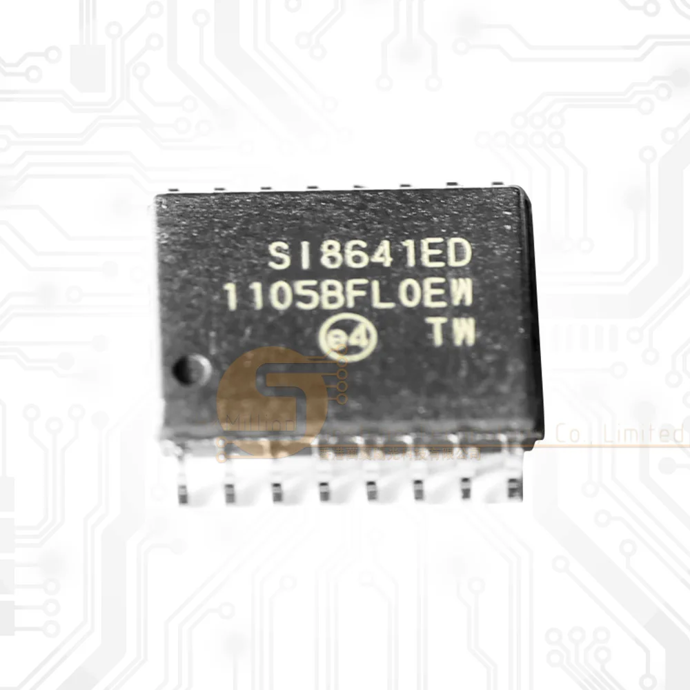 10PCS New SI8641ED-B-IS SI8641ED SI8641 SOIC-16 Digital Isolator