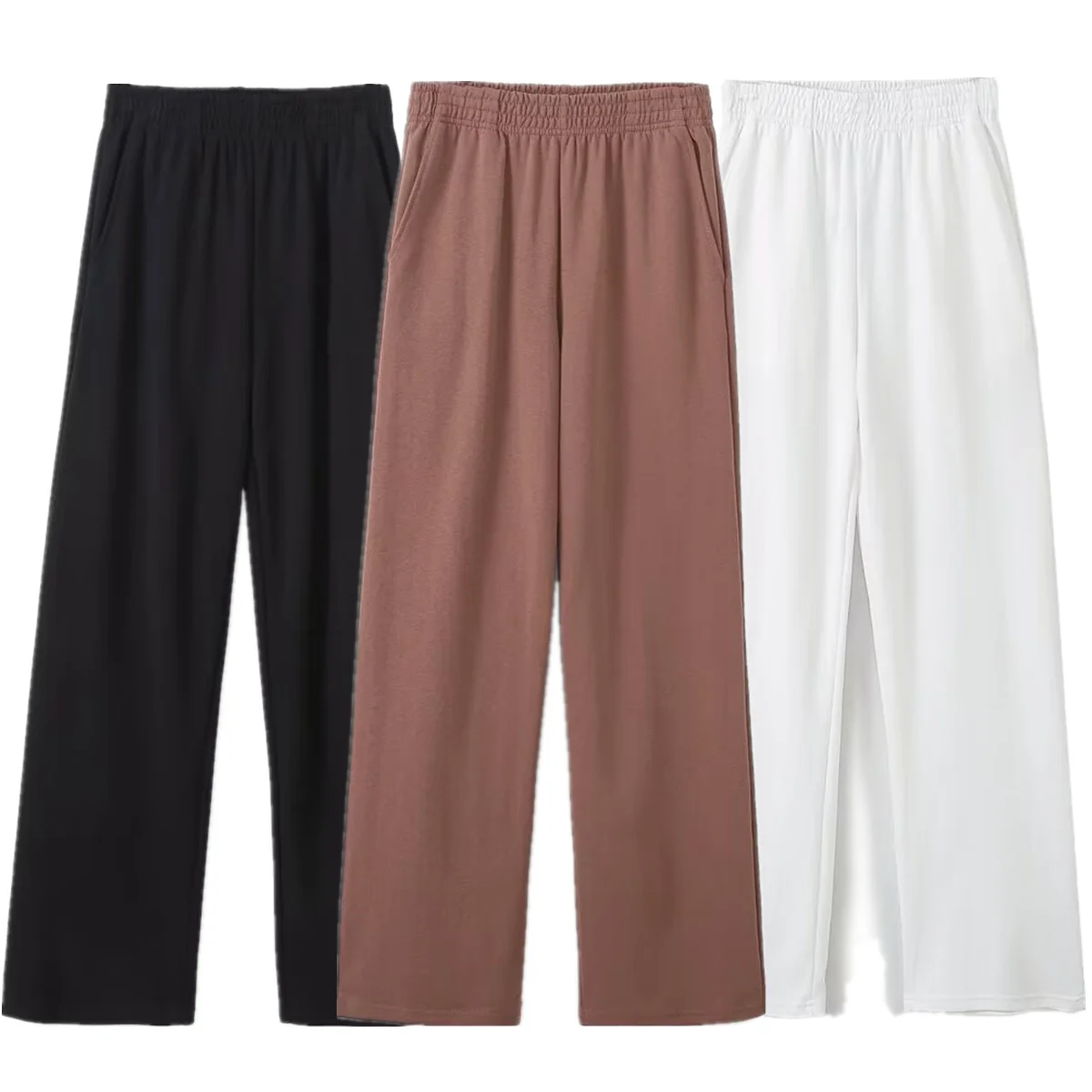 

Maxdutti 2026 Spring Summer Panst For Woman Solid Color Harem Pants Loose Drawstring Woman Clothes Women's Pants And Trousers