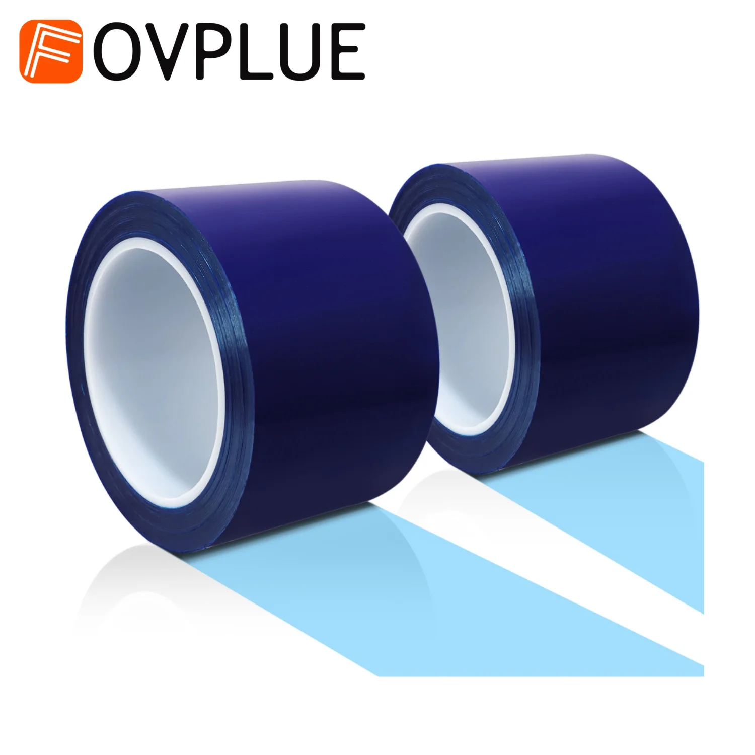 

Self Adhesive Surface Protective Film Tape 2.76in x 328ft Blue Scratch Film Roll For Motorcycle Installations Painting Transport