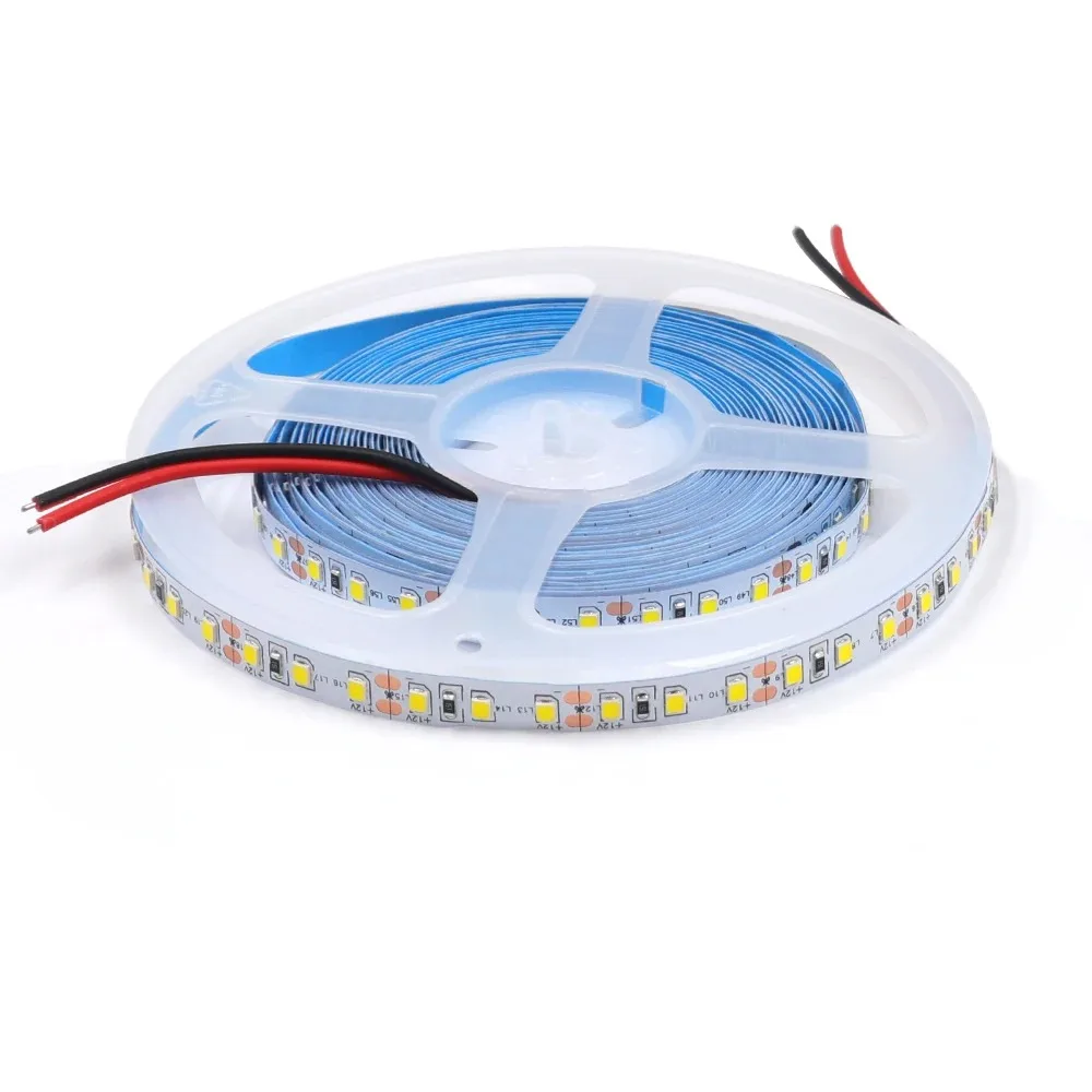12V LED 스트립, 8mm 폭, 120 LED/M, 총 600 LED, 쿨 화이트 라이트 6500K, 테이프 라이트, 언더캐비닛 라이트, 16. 4피트(약 5m) LED 스트립 2835 LED 로프 조명 침실, 쇼핑몰 선반, 주방 장식, 실내 LED 스트립, 크리스마스 장식 조명 스트립(전원 공급 장치 없음)에 적합