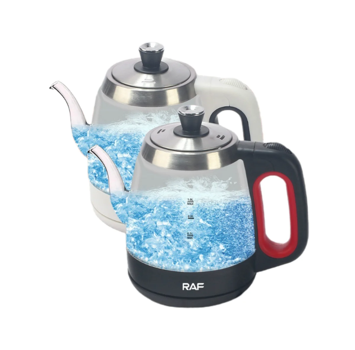 Glass Blue Light Electric Kettle Household Health Kettle Power-off Anti-dry Burning Kettle 1.2L Electric Kettle