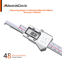 Metric Imperial High Precision Inner Groove Width Digital Display Caliper 150mm 300mm 4CR13 Stainless Steel Measuring Tools