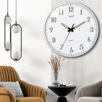 Home Wall Clock Luminous Wall Clocks Living Room Quartz Clocks Silent Clocks Bedroom Wall Clocks 12inch