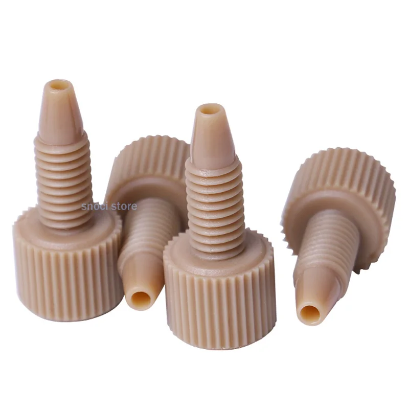 Conector de unión Shimadzu Agilent 1/16 PEEK, tapón Luer, accesorios consumibles para cromatógrafo líquido StableBond, 2 unidades