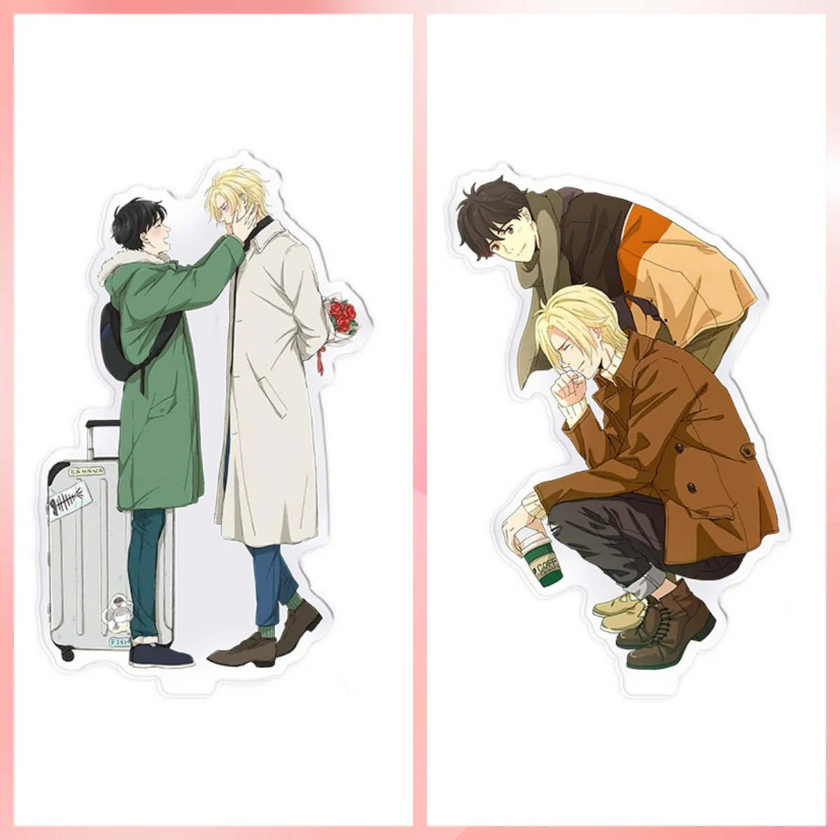 

Anime Banana Fish Hot Couple Acrylic Stand Model Plate Decoration Originality Desk Figure Display Fans Gift Products Classic‌
