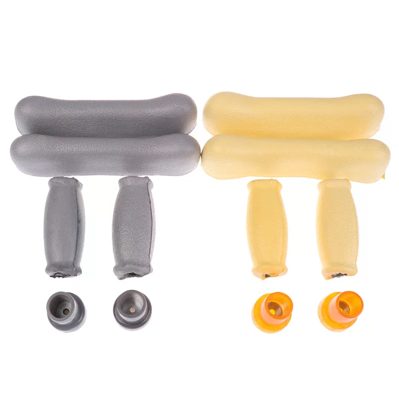 6Pcs/set Axillary Crutch Accessories Kit Pads Replacement Antislip Rubber Underarm Cushions Hand Pad Accessories
