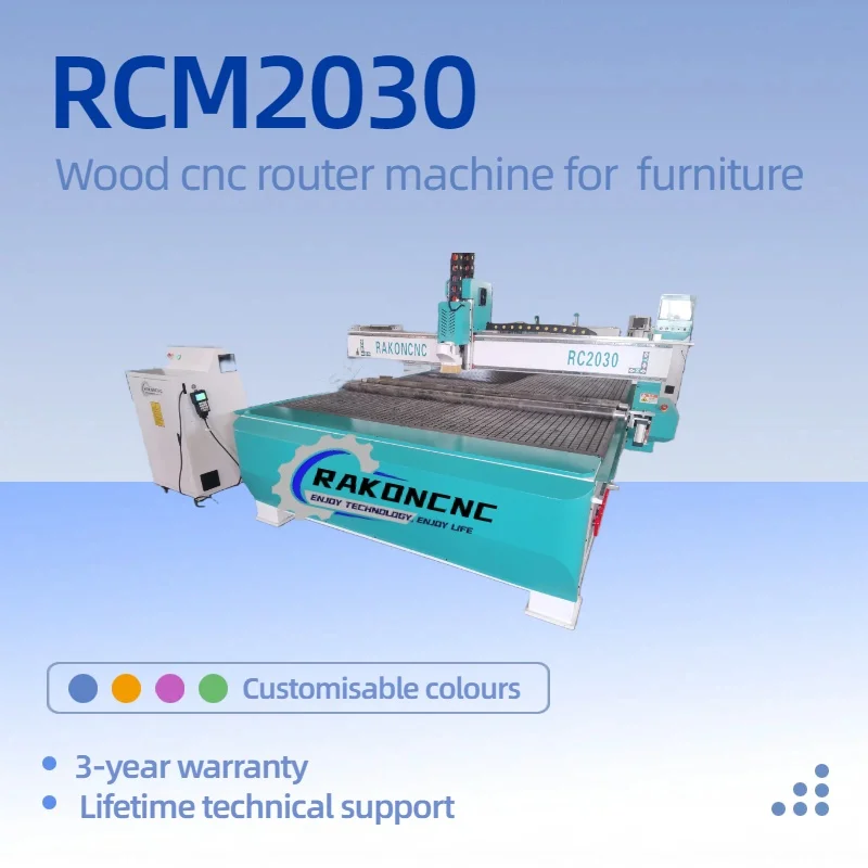 3/4/5 Axis 2030 Cnc Router Woodworking Tools Milling Machine with T Slot/Vacuum Table for Aluminum Plastic Wood Cupbpard Door