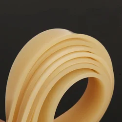 Thickened 1.5mm 2mm Wide slingshot Flat Rubber Band Plain High Elasticity Slingshot Shooting Hunting Accessories Rubber Band